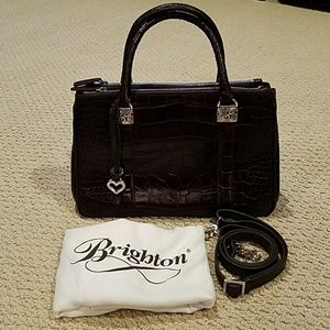 Brighton Crossbody Satchel, Espresso